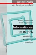 Cover: Informationen im Betrieb - Bund-Verlag