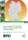 Cover: Auswirkungen des rezenten Klimawandels auf die Fauna in Deutschland - Landwirtschaftsverlag