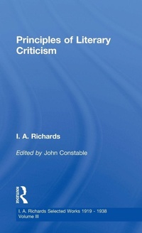 Enlarge image Cover: Principles of Literary Criticism V3 - Routledge