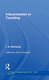 Enlarge image Cover: Interpretation In Teaching V 8 - Routledge