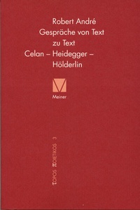 Enlarge image Cover: Gespräche von Text zu Text. Celan - Heidegger - Hölderlin - Meiner