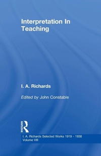 Enlarge image Cover: Interpretation In Teaching V 8 - Routledge