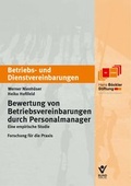 Cover: Bewertung von Betriebsvereinbarungen durch Personalmanager - Bund-Verlag