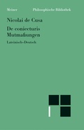 Cover: De coniecturis. Mutma&szlig;ungen - Meiner