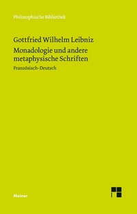 Abbildung von: Monadologie und andere metaphysische Schriften - Meiner