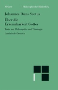 Cover: &Uuml;ber die Erkennbarkeit Gottes - Meiner