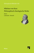 Cover: Philosophisch-theologische Werke - Meiner