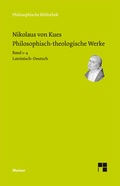 Cover: Philosophisch-theologische Werke in 4 B&auml;nden - Meiner