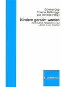 Cover: Kindern gerecht werden - Verlag Julius Klinkhardt
