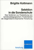 Cover: Selektion in die Sonderschule - Verlag Julius Klinkhardt