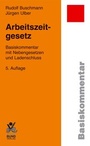 Cover: Arbeitszeitgesetz - Bund-Verlag