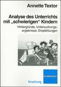Cover: Analyse des Unterrichts mit "schwierigen" Kindern - Verlag Julius Klinkhardt
