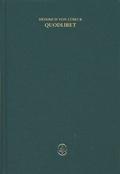 Cover: Quodlibet secundum - Meiner