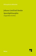 Cover: Sprachphilosophie - Meiner