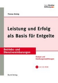 Abbildung von: Leistung und Erfolg als Basis für Entgelte - Bund-Verlag