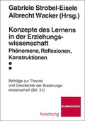 Cover: Konzepte des Lernens in der Erziehungswissenschaft - Verlag Julius Klinkhardt