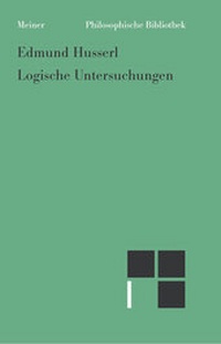 Enlarge image Cover: Logische Untersuchungen - Meiner