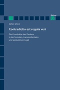Cover: Contradictio est regula veri - Meiner