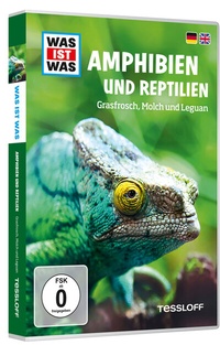 Abbildung von: WAS IST WAS DVD Amphibien und Reptilien. Grasfrosch, Molch und Leguan - Tessloff Verlag Ragnar Tessloff GmbH & Co. KG