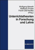 Cover: Unterrichtstheorien in Forschung und Lehre - Verlag Julius Klinkhardt