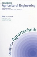 Cover: Jahrbuch Agrartechnik 2009 - DLG-Verlag