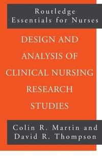 Enlarge image Cover: Design and Analysis of Clinical Nursing Research Studies - Routledge