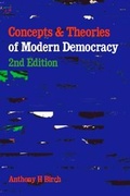 Cover: Concepts and Theories of Modern Democracy - Routledge