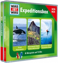 Abbildung von: WAS IST WAS 3-CD-Hörspielbox Expedition - Tessloff Verlag Ragnar Tessloff GmbH & Co. KG