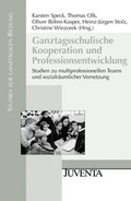 Cover: Ganztagsschulische Kooperation und Professionsentwicklung - Beltz Juventa