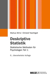 Enlarge image Cover: Deskriptive Statistik - Juventa Verlag ein Imprint der Beltz Verlagsgruppe GmbH & Co. KG
