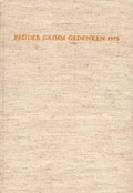 Cover: Br&uuml;der Grimm Gedenken - Hirzel