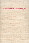 Cover: Br&uuml;der Grimm Gedenken. Band 8 - Hirzel