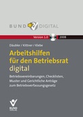 Cover: Arbeitshilfen f&uuml;r den Betriebsrat digital Vers. 1.0 - Bund-Verlag