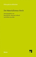 Cover: Der Materialismus-Streit - Meiner