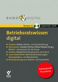 Enlarge image Cover: Betriebsratswissen digital (Version 3.2) - Bund-Verlag