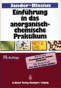 Cover: Jander/Blasius. (Einschliesslich der quantitativen Analyse) - Hirzel