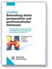 Abbildung von: S3-Leitlinie Behandlung akuter perioperativer und posttraumatischer Schmerzen - Deutscher Ärzteverlag