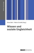 Cover: Wissen und soziale Ungleichheit - Beltz Juventa