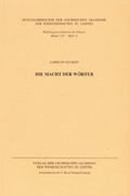Cover: Die Macht der W&ouml;rter - Hirzel