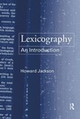 Cover: Lexicography - Routledge