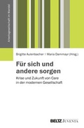 Cover: F&uuml;r sich und andere sorgen - Beltz Juventa