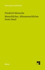 Bild: Menschliches, Allzumenschliches. Erster Band - Meiner