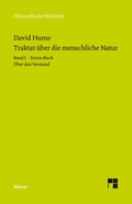 Cover: Ein Traktat &uuml;ber die menschliche Natur. Teilband 1 - Meiner