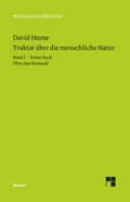Cover: Ein Traktat &uuml;ber die menschliche Natur. Teilband 1 - Meiner