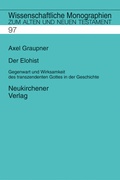 Cover: Der Elohist - Vandenhoeck & Ruprecht