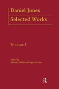 Cover: Daniel Jones, Selected Works: Volume V - Routledge