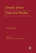 Cover: Daniel Jones, Selected Works: Volume IV - Routledge