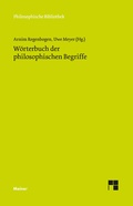 Cover: W&ouml;rterbuch der philosophischen Begriffe - Meiner