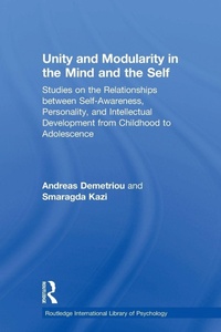 Enlarge image Cover: Unity and Modularity in the Mind and Self - Routledge