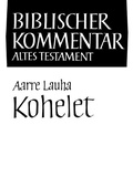 Cover: Kohelet - Vandenhoeck & Ruprecht